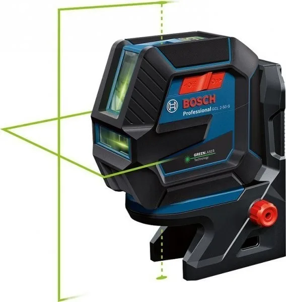 Bosch Kreuzlinienlaser GCL 2-50, grün, 15 m, 0601066M01