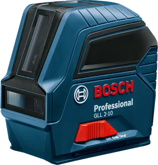 Bosch Kreuzlinienlaser GLL 2-10, rot, 10 m