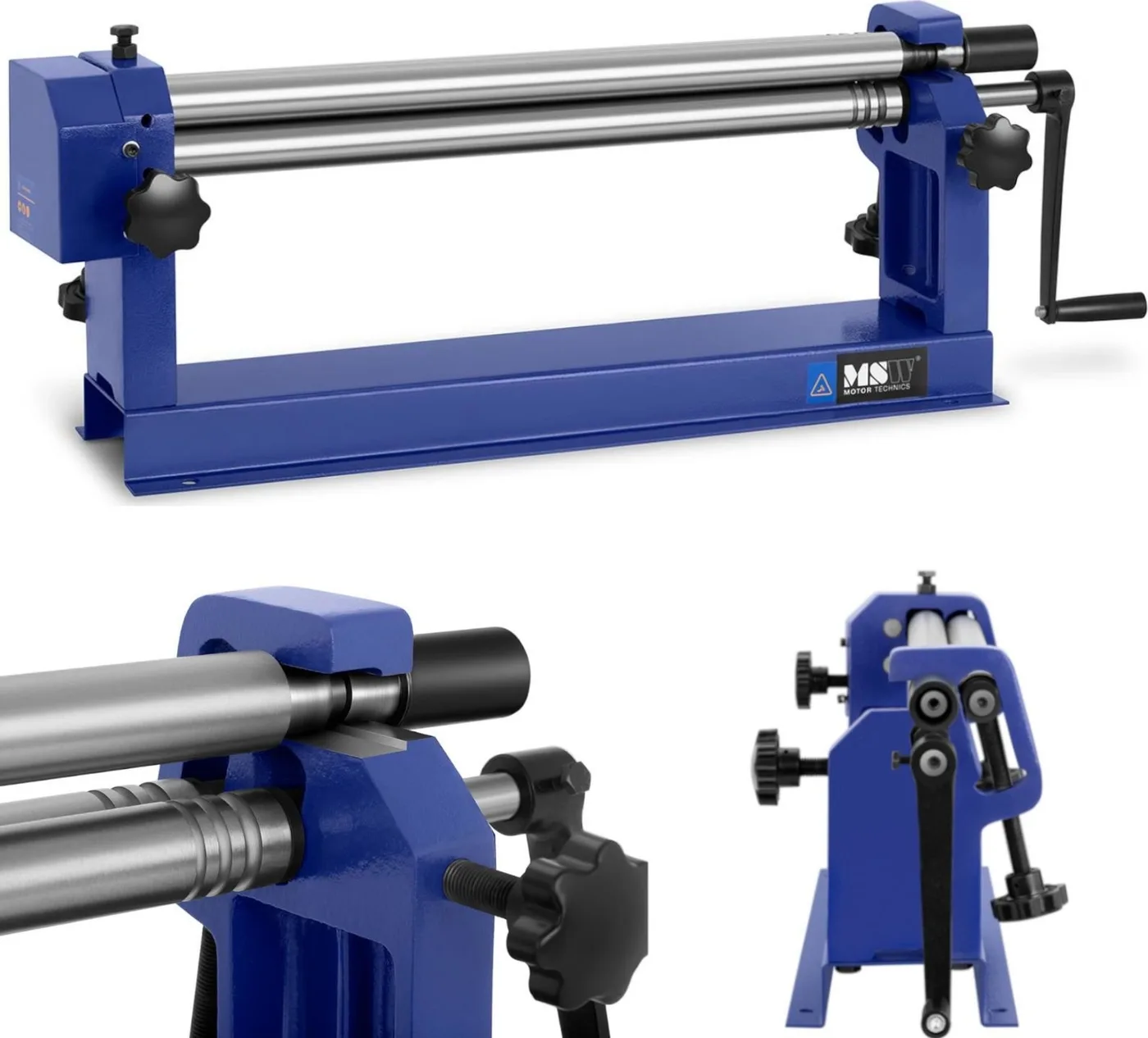 MSW Handbetätigte Blechwalz- und Rollmaschine 610 x 0,8 mm Handbetätigte Blechwalz- und Rollmaschine 610 x 0,8 mm