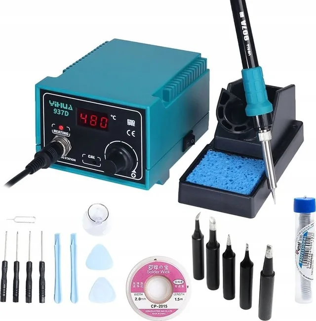 Techrebal Lötstation-Set Yihua 937D Black KIT 6