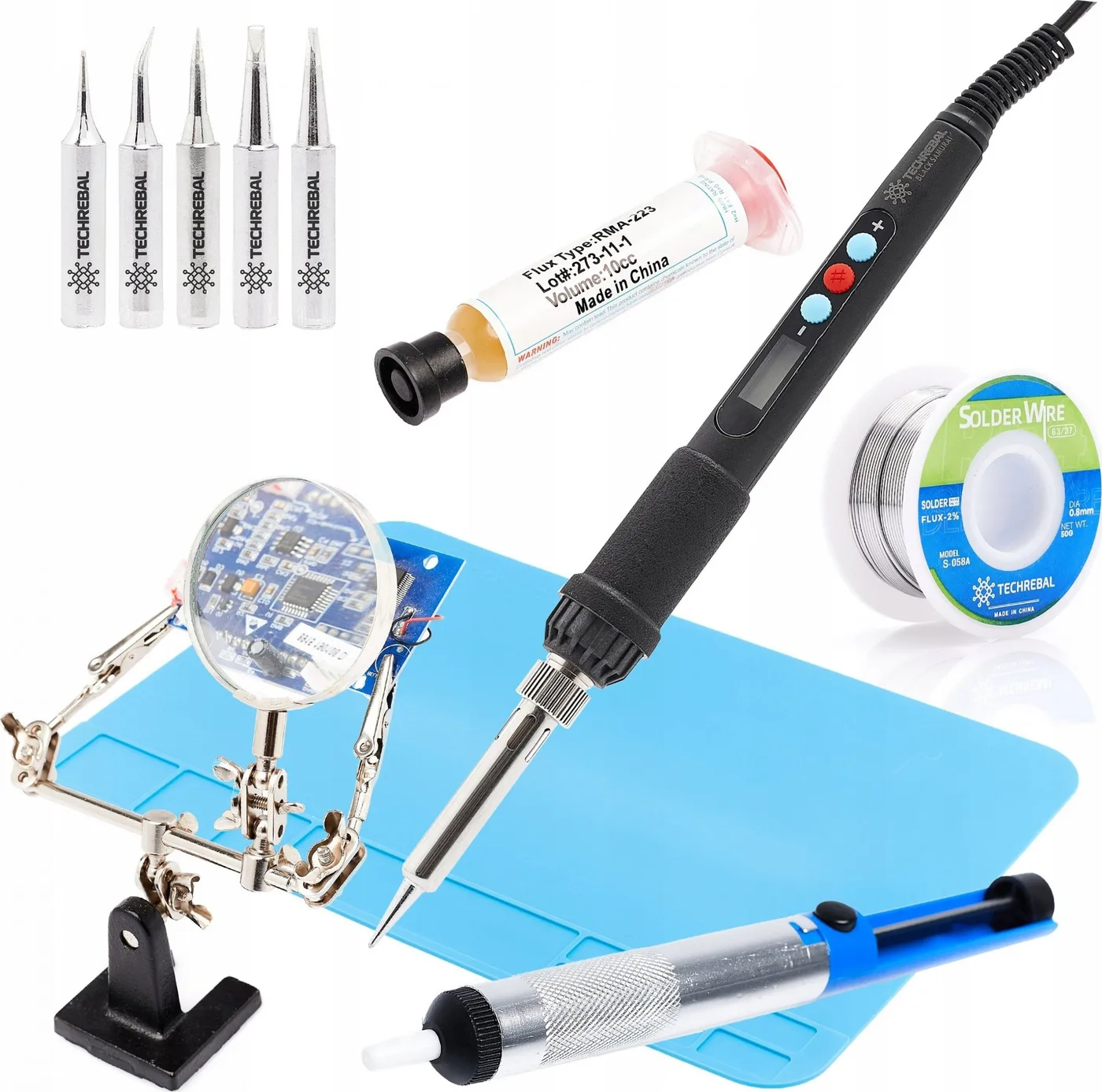 Techrebal SET PRÄZISIONS-LÖTLAMPEN TECHREBAL 60 W