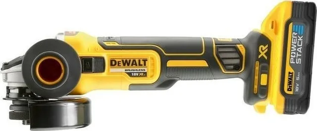 Dewalt DEWALT 18-V-Winkelschleifer 2x5,0 Ah POWERSTACK DCG405H2T