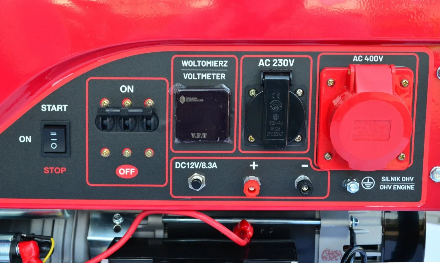 Stromaggregat AWTools AWTOOLS BENZIN-GENERATOR 5,0 kW 230/400 V BLACK LINE