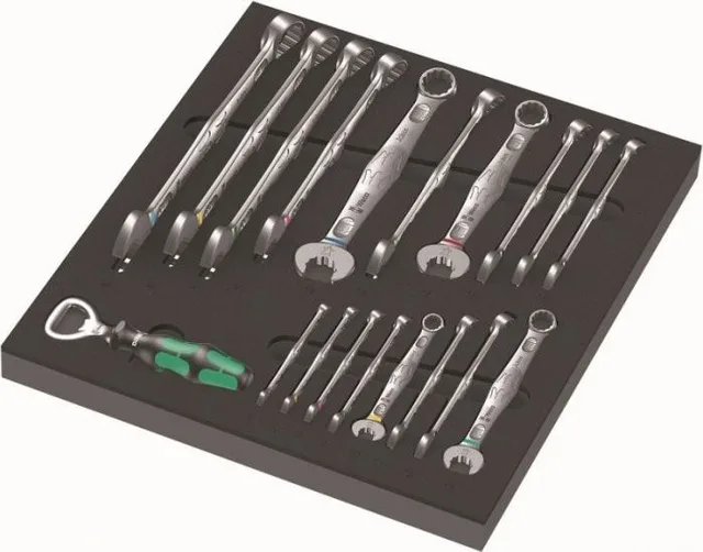 Wera Schaumstoffeinlage 6003 JOKER, Set 1, 19-teilig