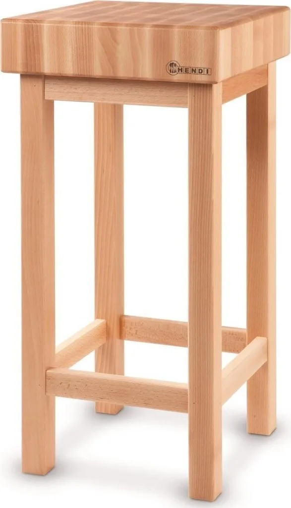 Hendi Hackblock aus Buchenholz 500 x 200 mm – Hendi 506011