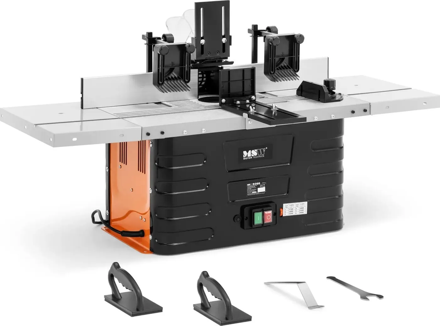 MSW Tischfräse für Holz und Kunststoff, 24.000 U/min, 1.500 W Tischfräse für Holz und Kunststoff, 24.000 U/min, 1.500 W