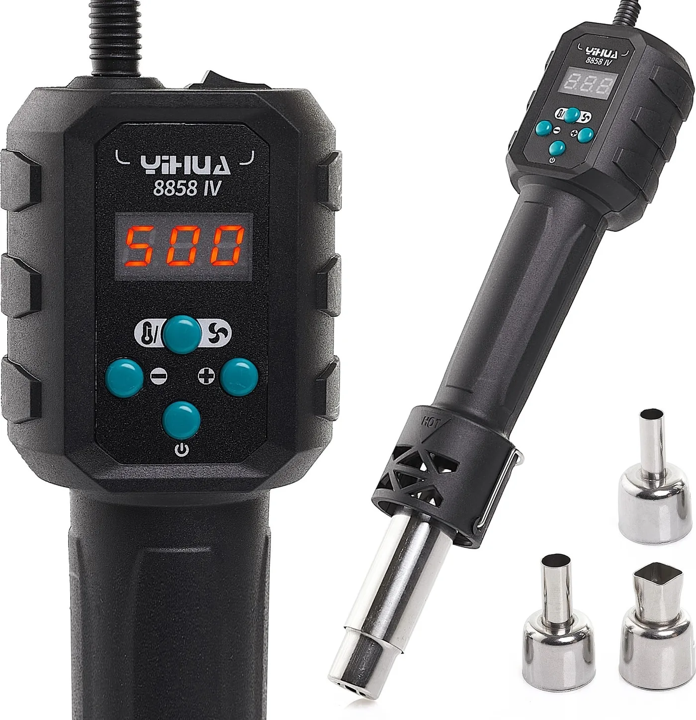 Lötkolben Heißluftpistole Yihua 8858-IV 700 W Techrebal