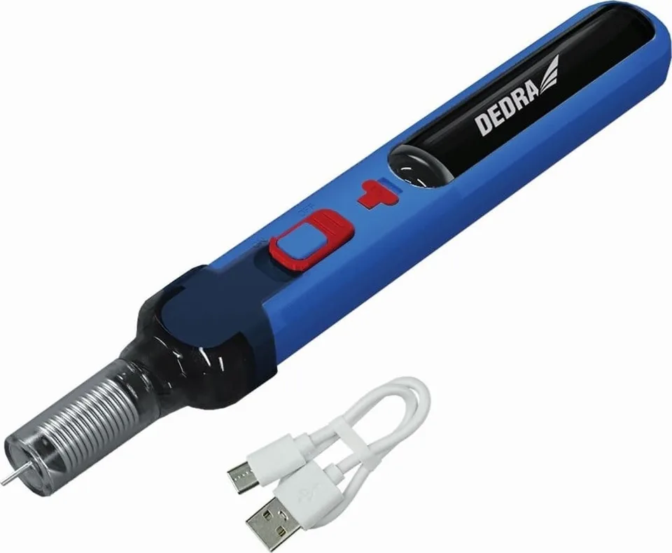 Dedra Lötkolben 4 V, 2,0 Ah, kabellos, USB-Betrieb