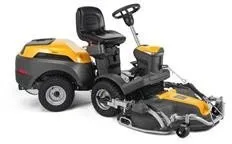 Gartentraktor PARK 500 WX von STIGA mit COMBI 100 Q PLUS-Anbaugerät
