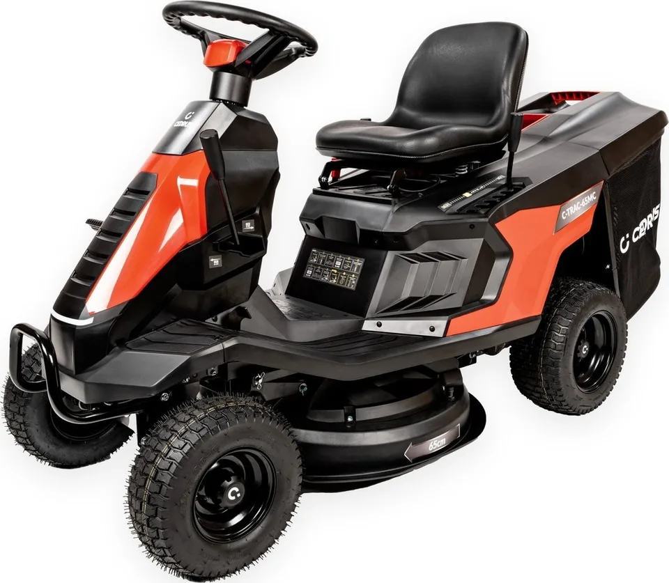 Cedrus C-Trac 65 Mc Gartentraktor Rider Traktor Selbstfahrender Benzin-Rasenmäher Loncin LC1P75F 7 PS 65 cm -