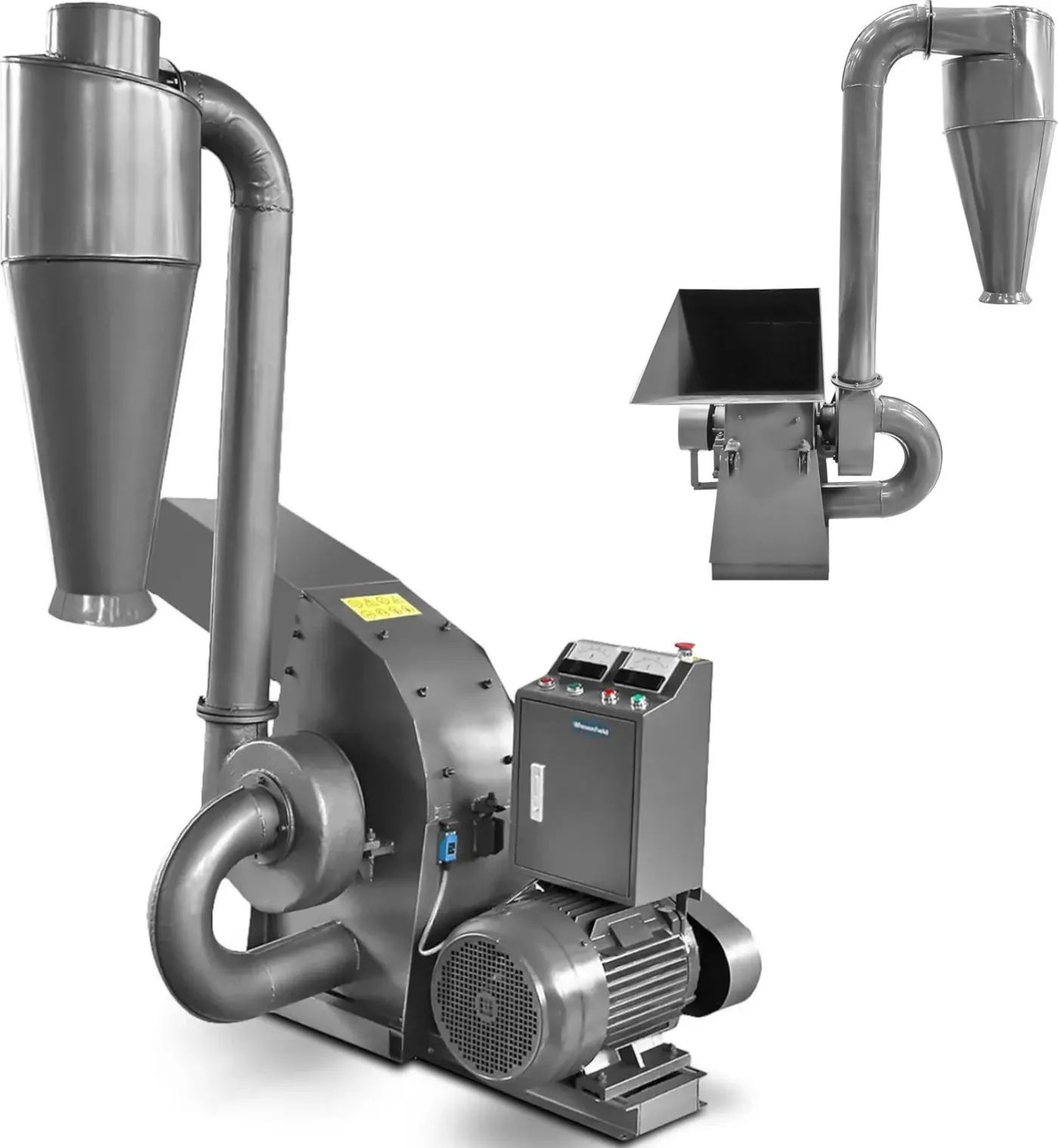 Wiesenfield Schlagmühle – Zerkleinerer für Getreide, Sägemehl und Pellets, 700 kg/h, 11 kW