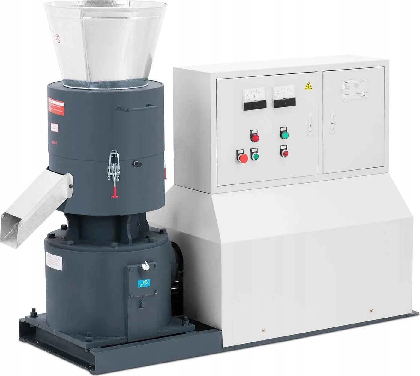 Wiesenfield Pelletiermaschine, Granulator, Futterpelletmaschine, 30.000 W, 400 V, 1.100 kg/h, Durchmesser 400 mm