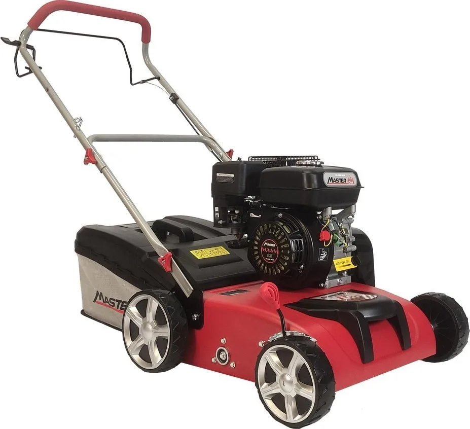 Mastercut Shls380 Benzin-Vertikutierer und Rasenbelüfter 2-in-1 mit zwei Walzen von Ewimax -