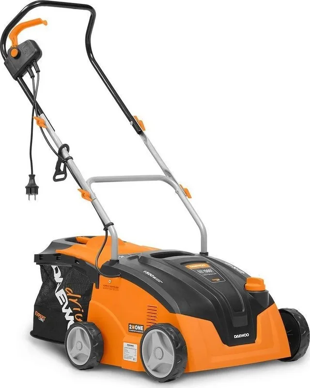 Daewoo DSC 1500E 2-in-1-Rasenvertikutierer und -belüfter, 1300 W, Arbeitsbreite 32 cm
