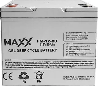 Maxx Gel-Batterie Maxx 80 Ah 12 V