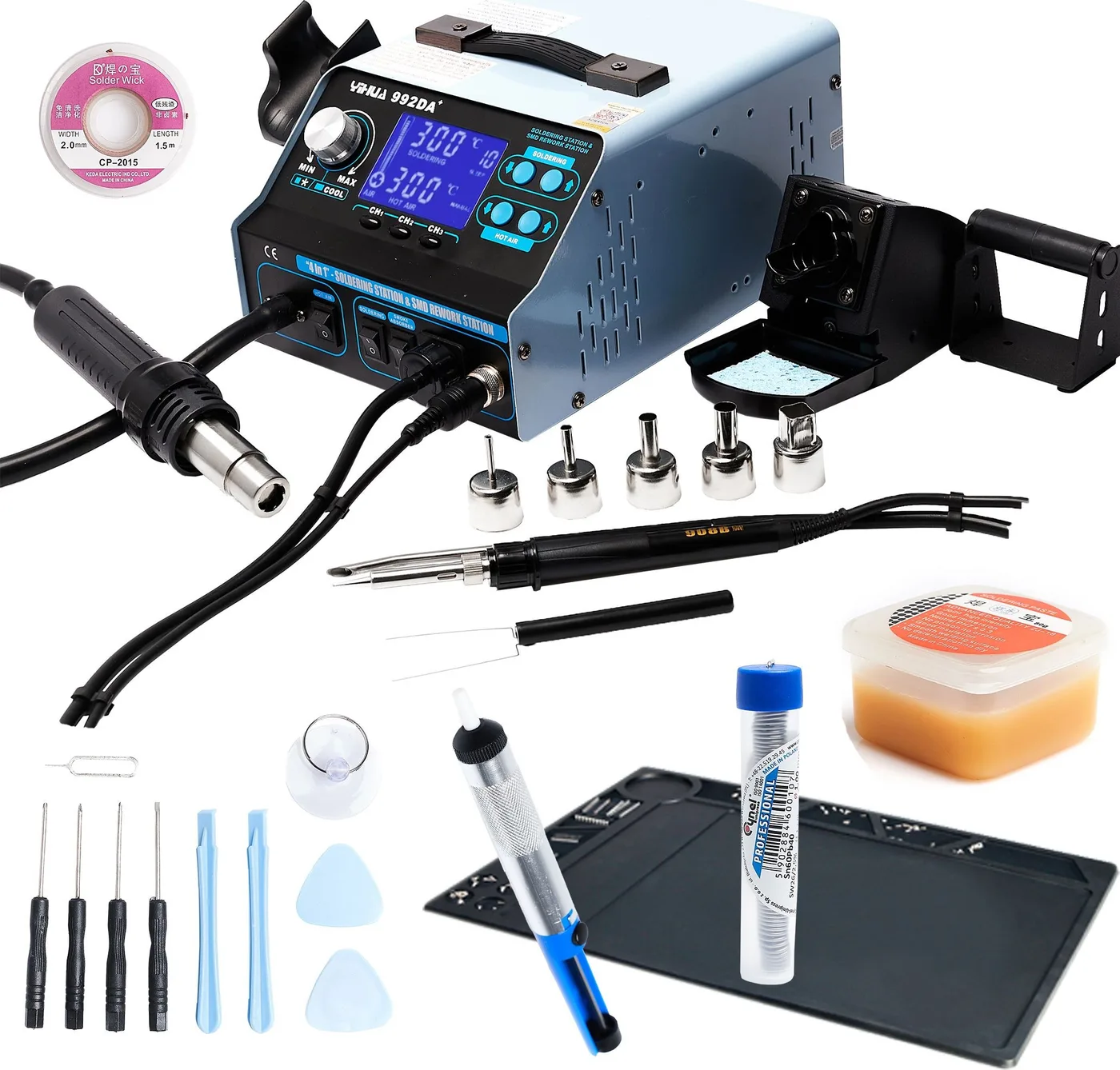 Techrebal Lötstation Yihua 992DA+ KIT4