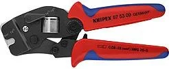 Knipex Selbstjustierende Crimpzange für Endhülsen (Hülsen) 190 mm (97 53 09)