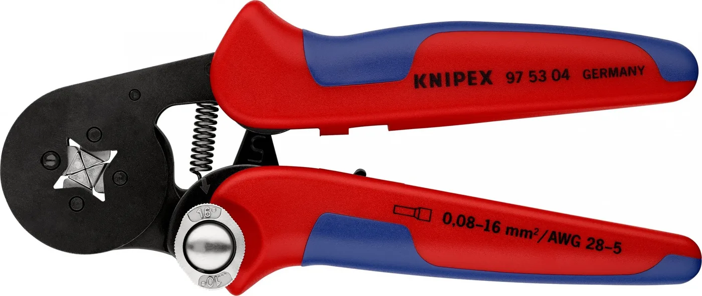Knipex Selbstausrichtende Hülsenpresszange 180 mm (97 53 04)