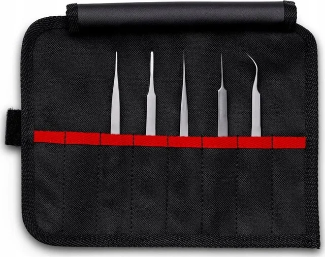 Knipex KNIPEX Präzisionspinzetten-Set, 5-teilig