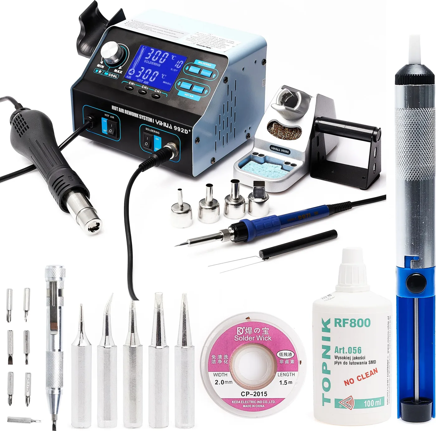 Techrebal Lötstation Yihua 992D+ Schraubendreher KIT2