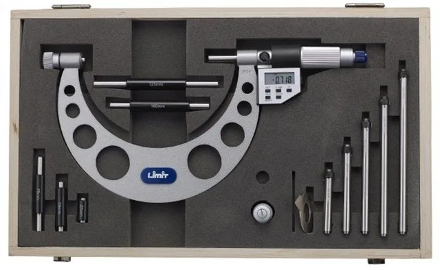 Elektronischer Mikrometer-Anschlag mit austauschbaren Messspitzen (96760103)