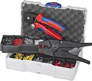 Knipex Set zum Crimpen von Hülsen und Abisolieren 97 90 10 Knipex