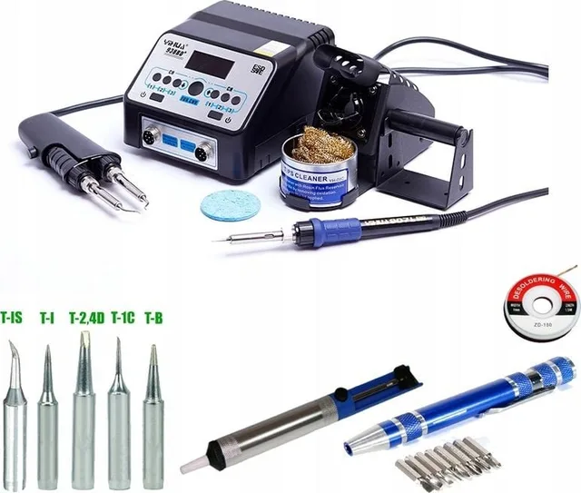 Techrebal 2-in-1-Lötstation mit Thermopinzette Yihua 938BD+ KIT2