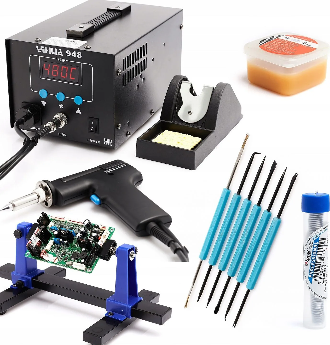 Techrebal LÖTSTATION YIHUA 948 75 W PCB-HALTERUNG WERKZEUGE