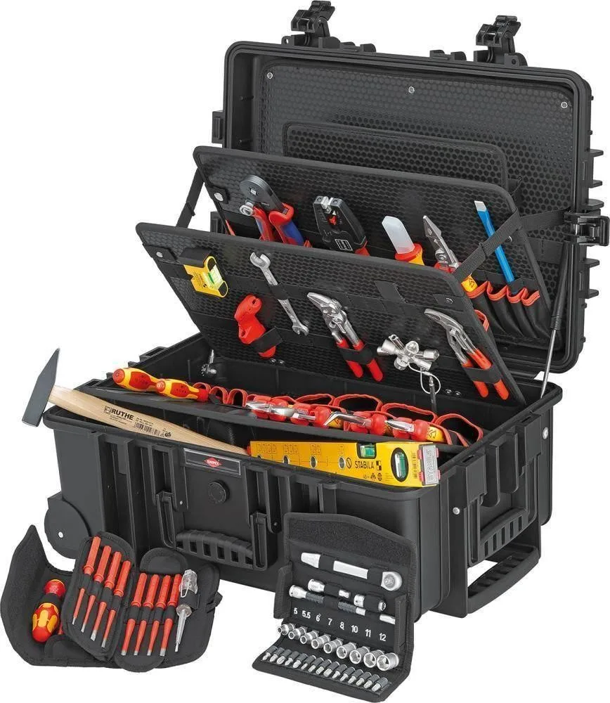 Knipex Werkzeugset Robust 45Elektro, 63-teilig KNIPEX