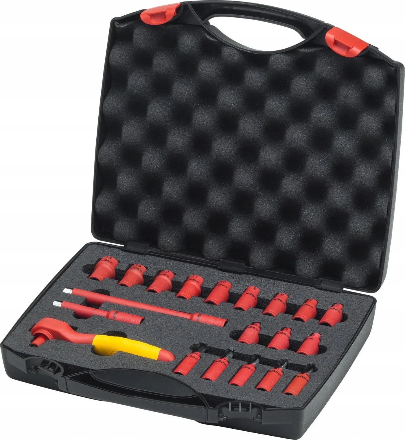 Wiha Wiha Ratschenschlüssel-Set, isoliert, 1/4"   21-teilig