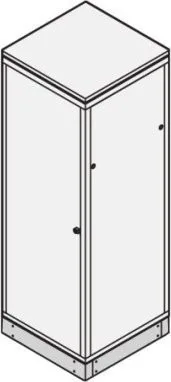 SCHROFF SCHROFF Eurorack-Basis/Sockel, Glad, 100H 600W 600D