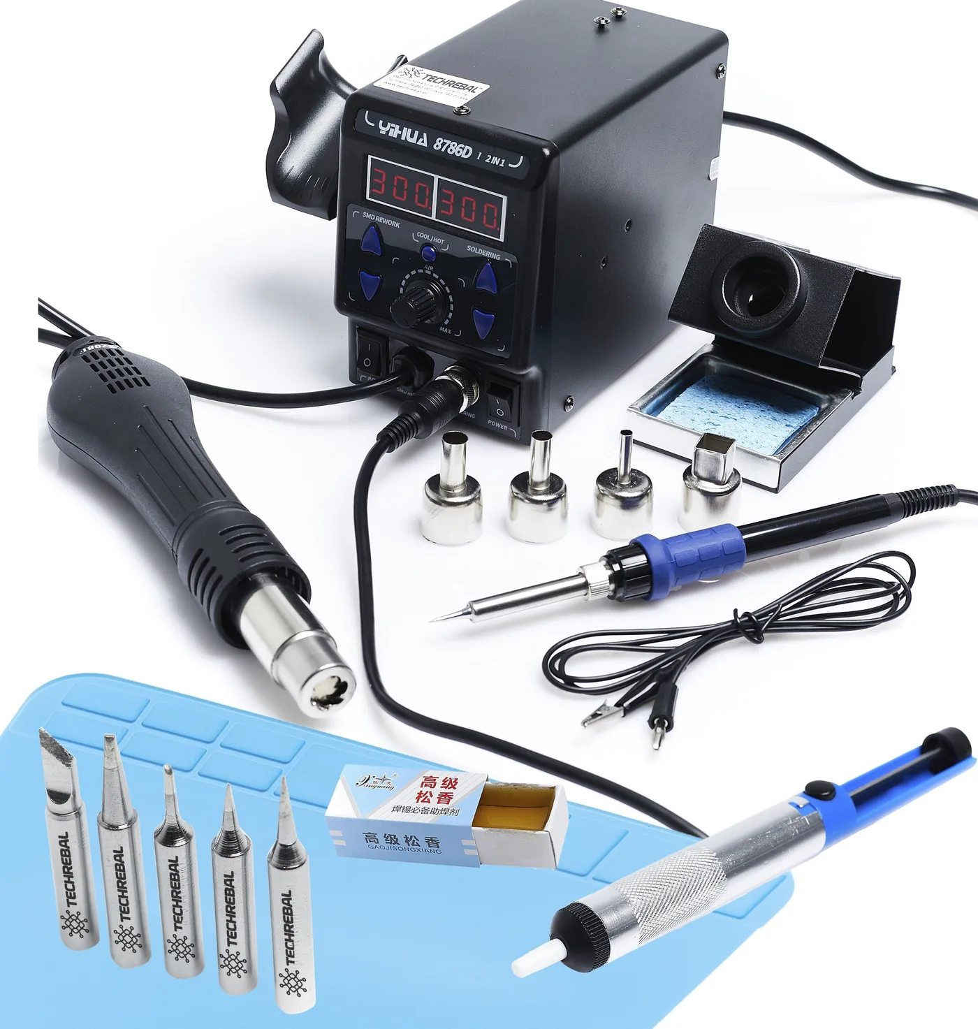 Techrebal LÖTSTATION 8786D-I MEGA-GESCHENKSET