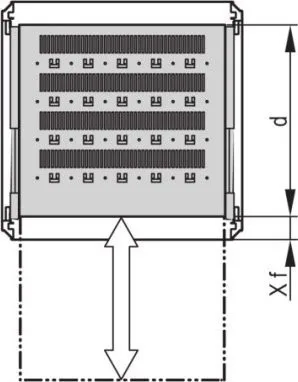 SCHROFF 19-Zoll-Teleskopschiene für Varistar, Novastar, Eurorack, 70 kg, RAL 7035, 600W 600D