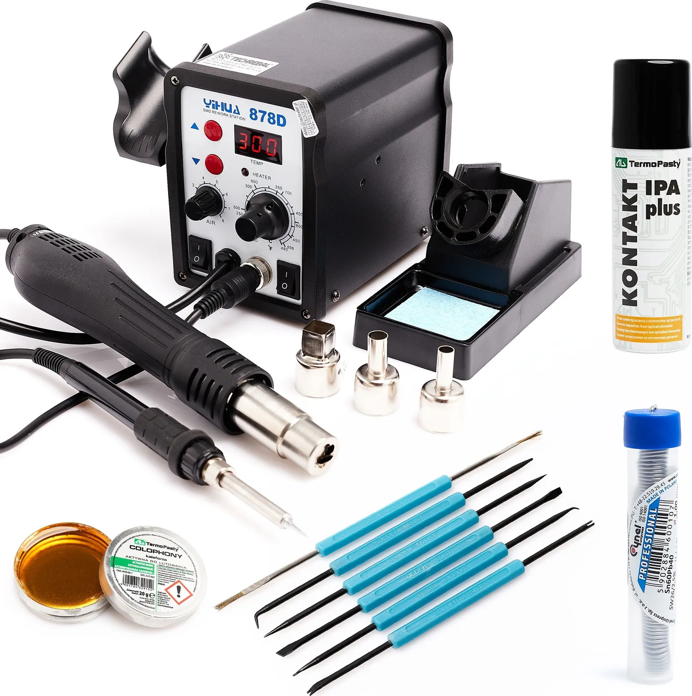 Techrebal Lötstation 878D + KIT 17