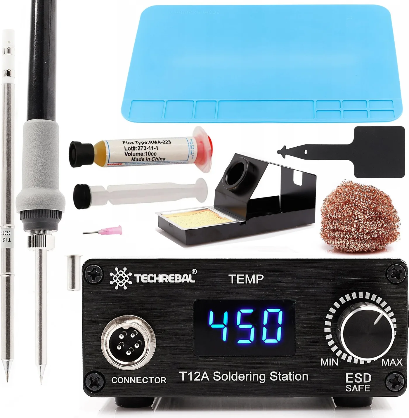 Lötstation Techrebal T12A – Präzise, schnelles Aufheizen der Lötspitze