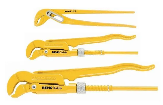 Rems Rohrschlüssel-Set CATCH S 1, 1 1/2" und 2", 3-teilig