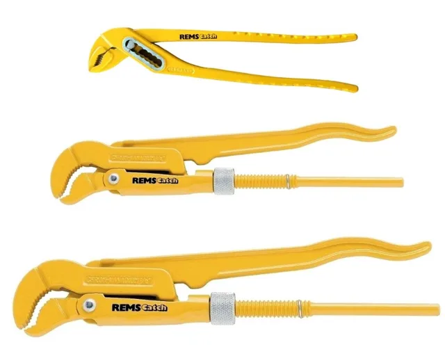 Rems Rohrschlüssel-Set CATCH S 1, 3/2, 5/4" (3-teilig)