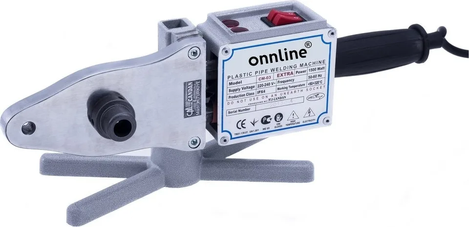 ONNLINE-Schweißgerät 1500 W + Steine 20–25–32–40 mm