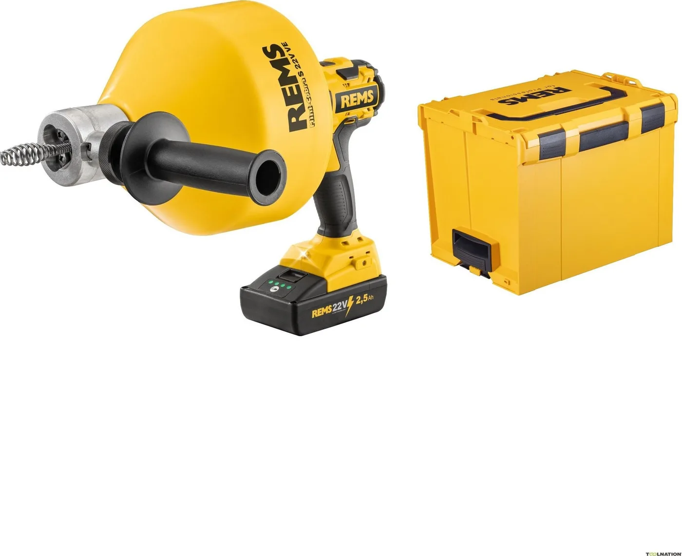 Rems REMS MINI-COBRA S SET 22 V L-BOX zur Rohrreinigung.