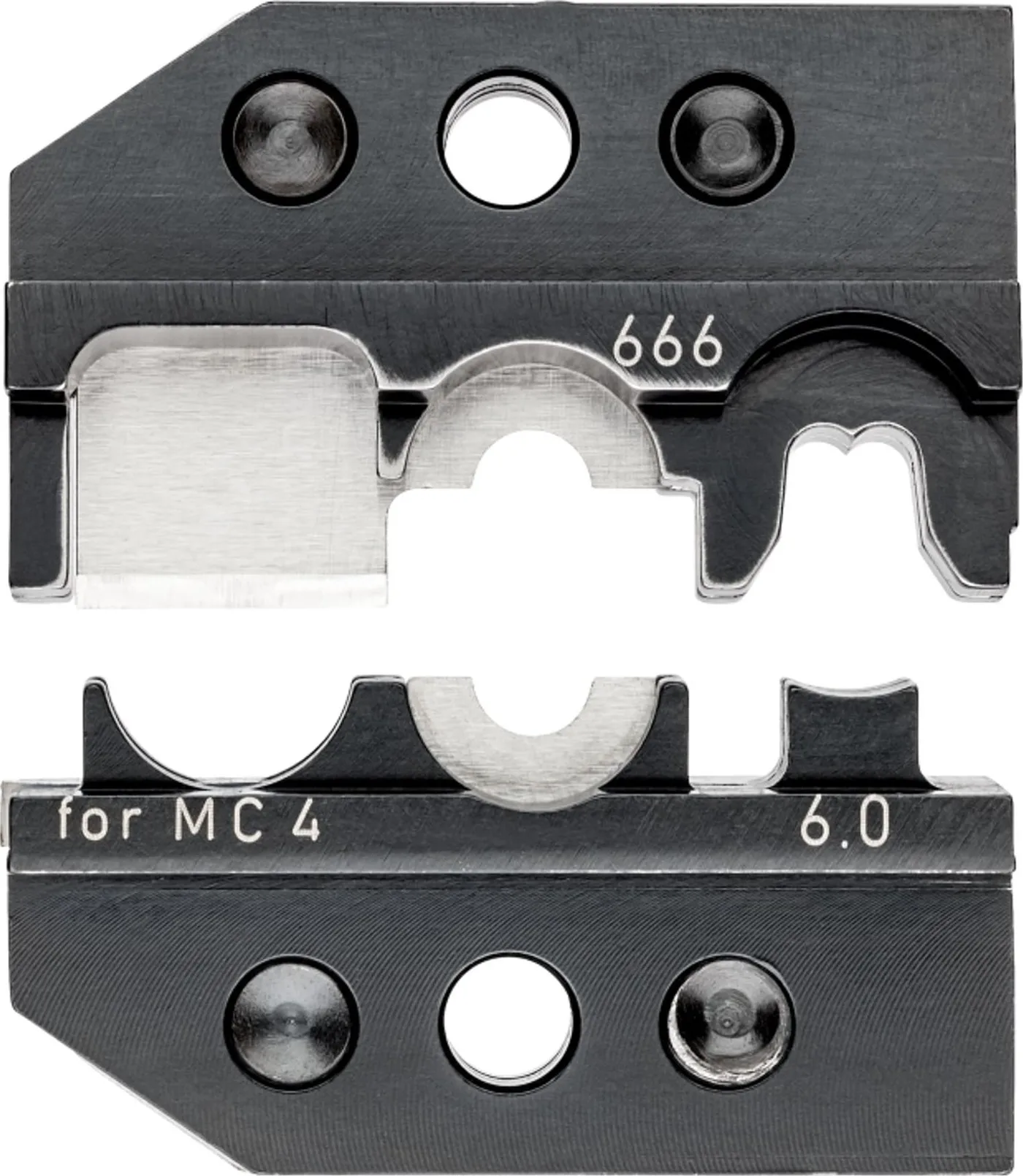 Knipex Crimp-Einsatz für MC4-Solarstecker (6 mm²), Crimpzange (für Zangen des KNIPEX-Crimpsystems, Art.-Nr. 97)