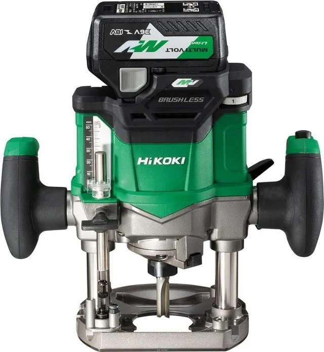 Fräsmaschine Hikoki HIKOKI.UPPER MILLING MACHINE 36V M3612DAW2Z 2x2,5Ah BL MULTIVOLT HITSYSTEM 6–12 mm