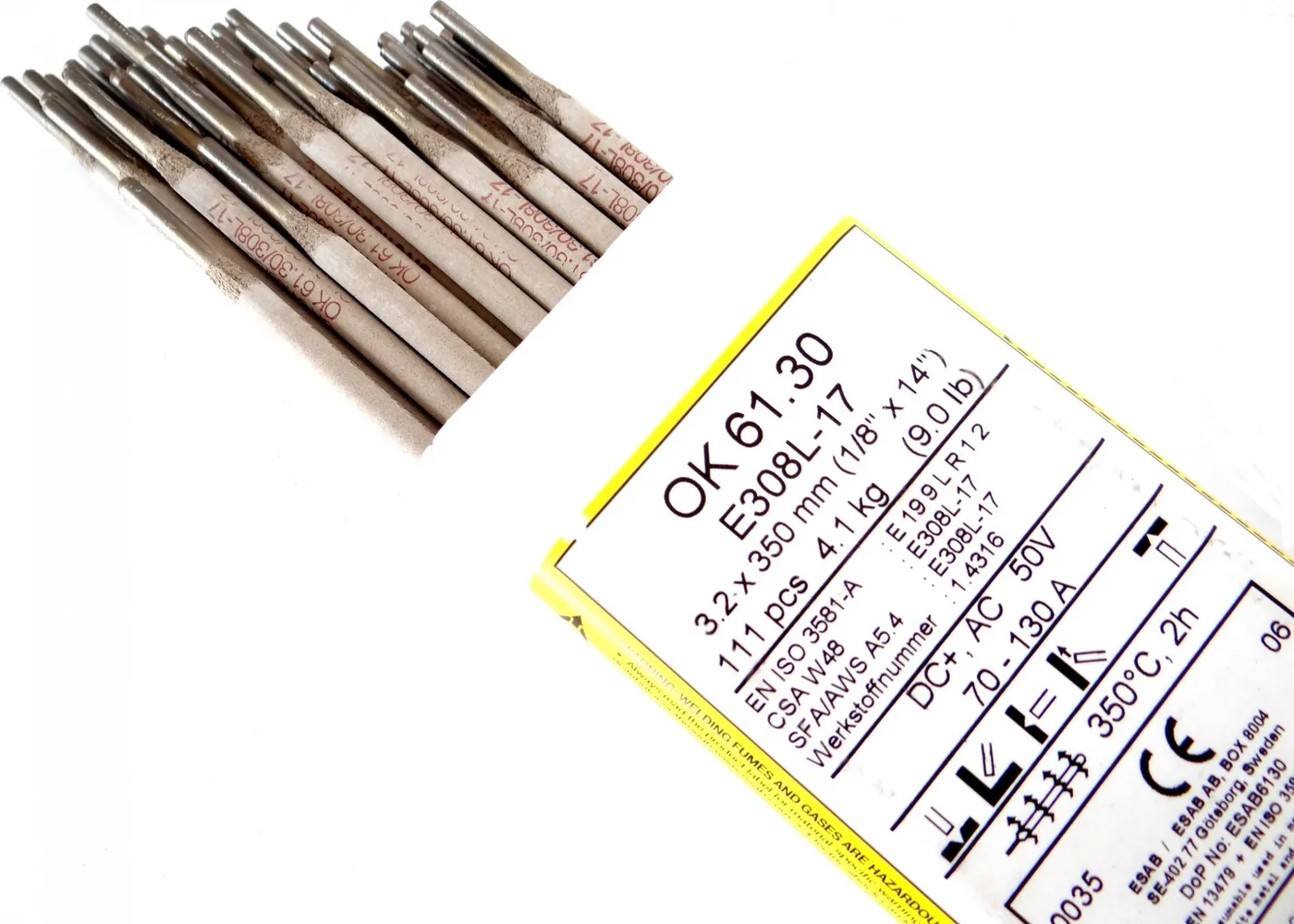 Esab RUTIL-SAUER-ELEKTRODE 3,2 mm, 4,1 kg. OK 61.30 ESAB – 6130323020