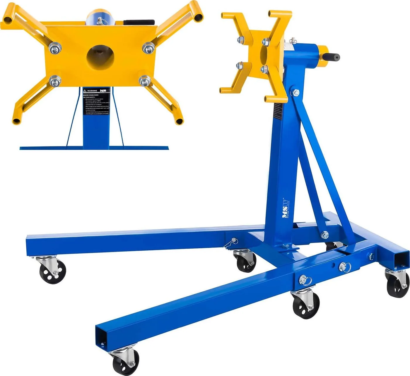 MSW Drehbarer, klappbarer Motor- und Getriebeständer, 900 kg