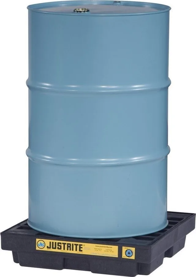 Topserw Auffangwanne für 1 Fass mit einem Fassungsvermögen von 45 l, Abmessungen: 635 x 635 x 140 mm