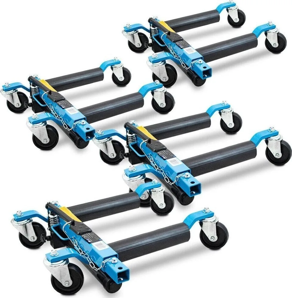 Bituxx Set aus 4 Rangierwagen, 680 kg/Stück, mit hydraulischem Hubmechanismus von Bituxx