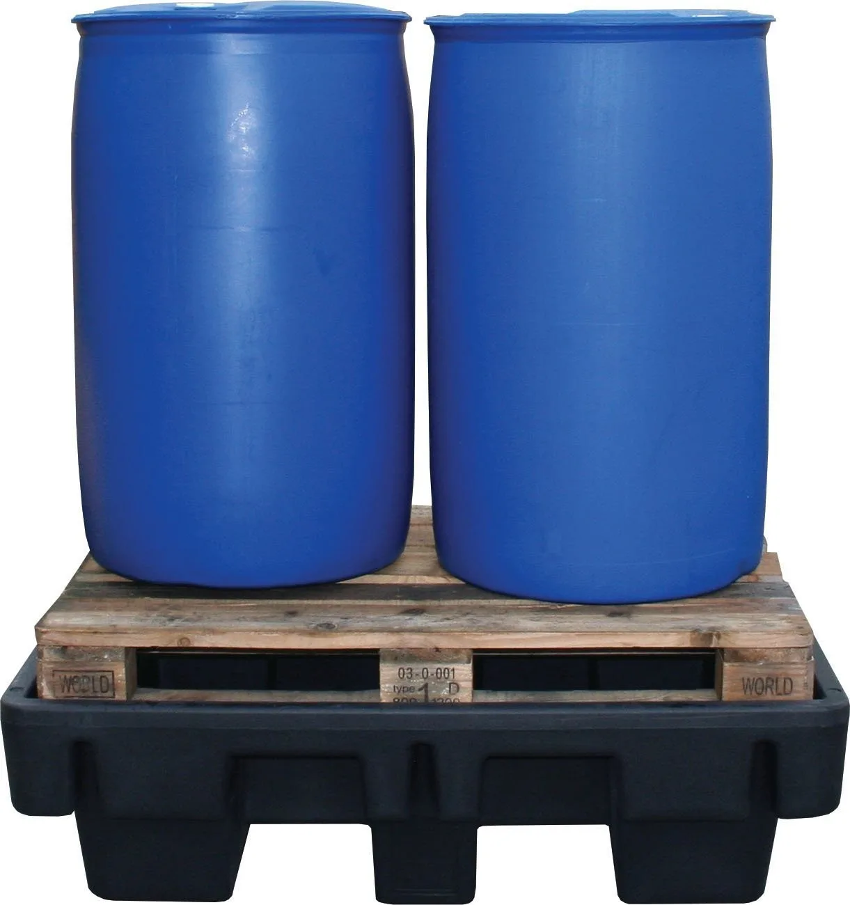 Topserw Auffangwanne mit einem Fassungsvermögen von 230 l, Abmessungen 1310 x 910 x 380 mm
