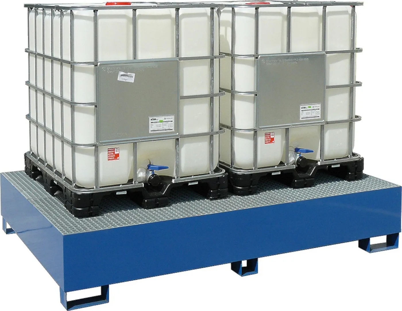 Meva Auffangwanne für den IBC-Palettenbehälter MAUZER 2 x 1000 l Auffangwanne für den IBC-Palettenbehälter MAUZER