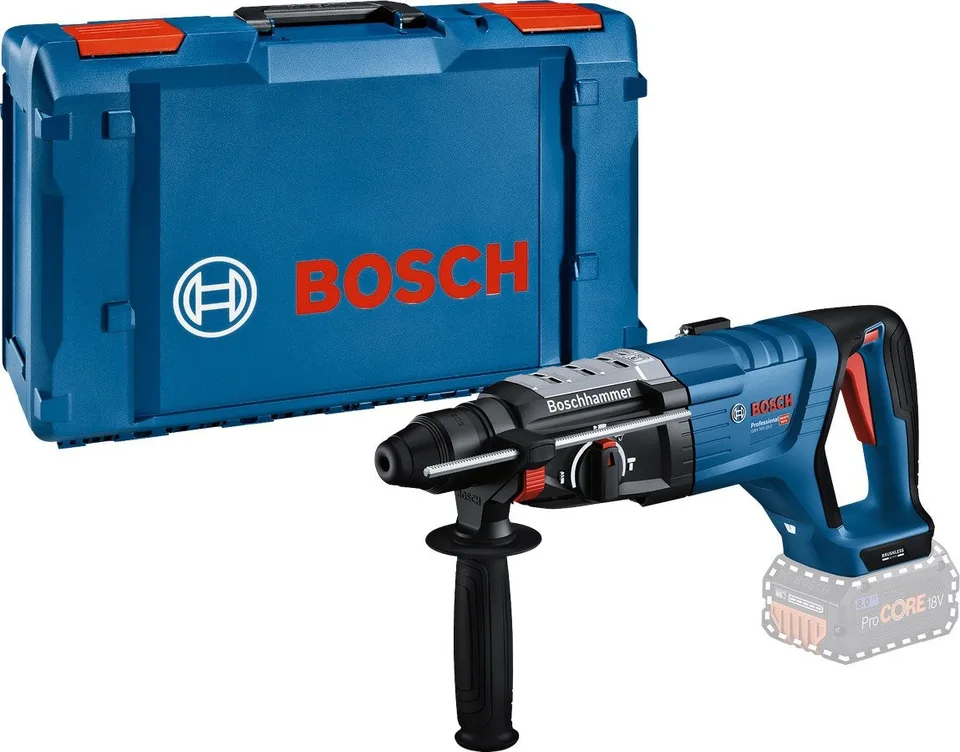 Bosch Akku-Bohrhammer GBH 18V-28 D Professional solo, 18 Volt XL-BOXX (blau/schwarz, ohne Akku und