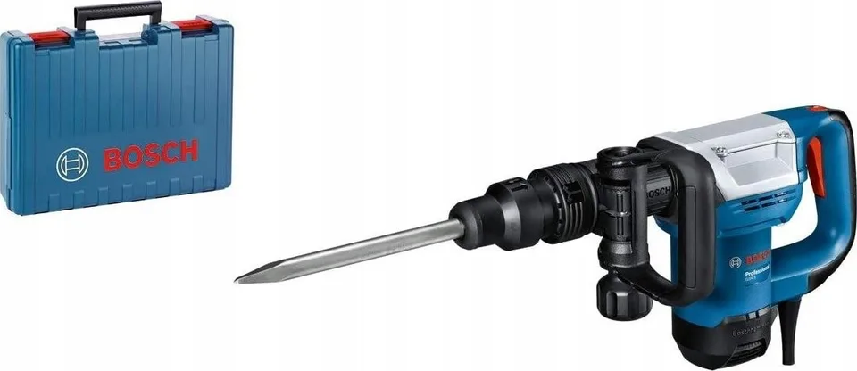 Bosch-Bohrhammer Bosch GSH 5 Professional, Meißelhammer (blau/schwarz, 1.100 Watt, Koffer)