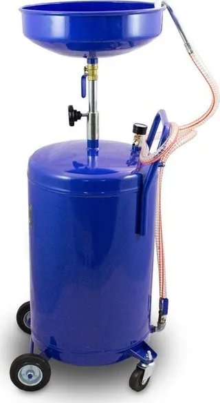 Bituxx – Tragbare, mobile Ölabsaugvorrichtung für Werkstätten, verstellbar, mit 80-Liter-Behälter